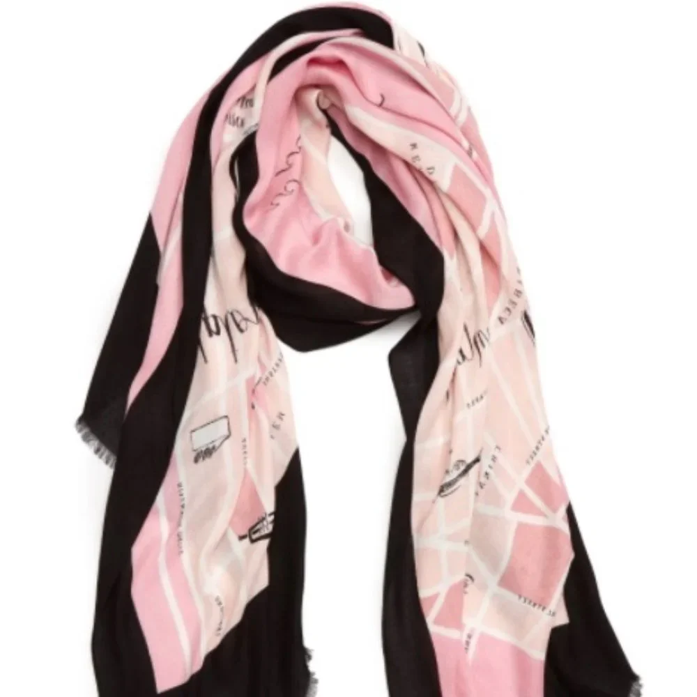 Manhattan Map Oblong Scarf from KATE SPADE NEW YORK - Picture 7 of 9